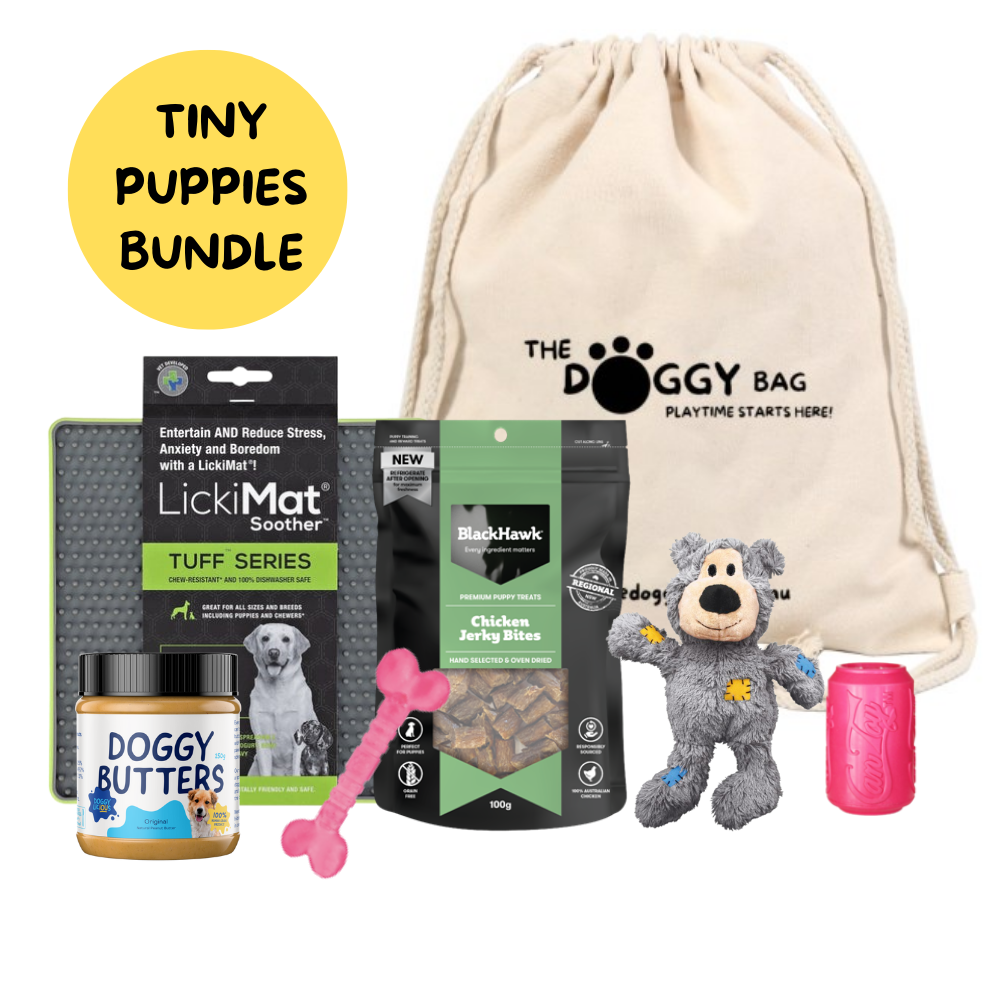 The Entertainer Doggy Bag Bundle X Small PUPPIES