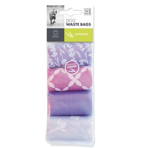 M-Pets Dog Waste Bags- Lavender 4 Pack