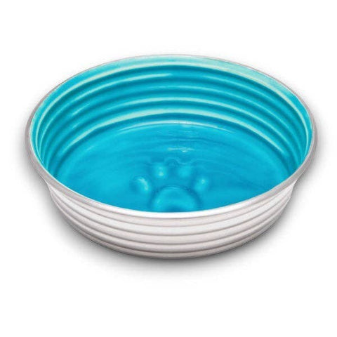 Loving Pets Le Bol Glazed Interior Bowl Seine Blue