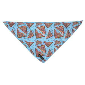 Big And Little Dogs-DOG BANDANA: Blue Fairy Bread