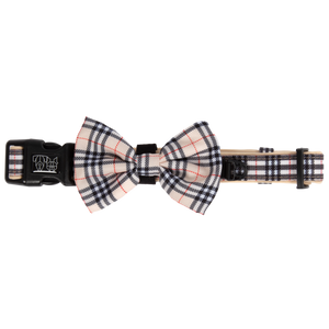 Big And Little Dogs-DOG COLLAR & BOW TIE: Nova Plaid