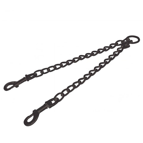 Nunbell Double Lead Chain- Black