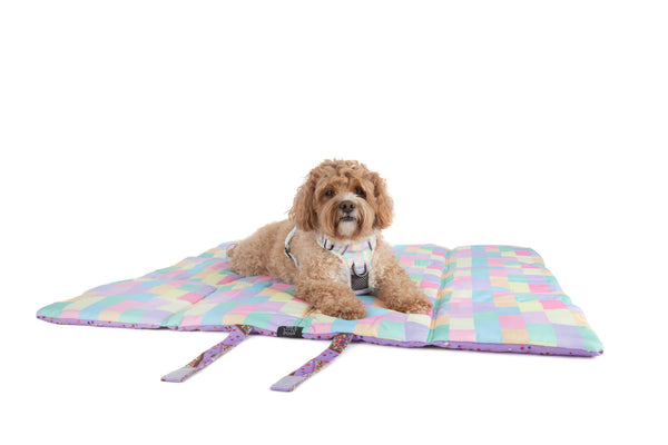 Big and Little Dogs-ON-THE-GO PET MAT: Purple Fairy Bread/Gelato