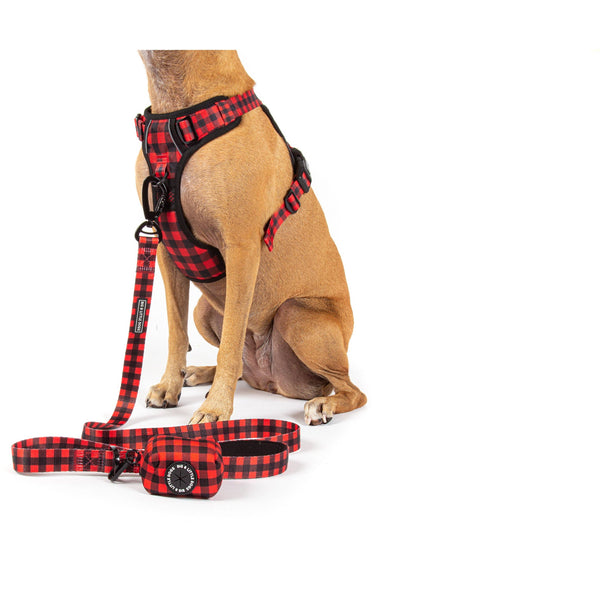 Big and Little Dogs-DOG POOP BAG HOLDER: Plaid to the Bone