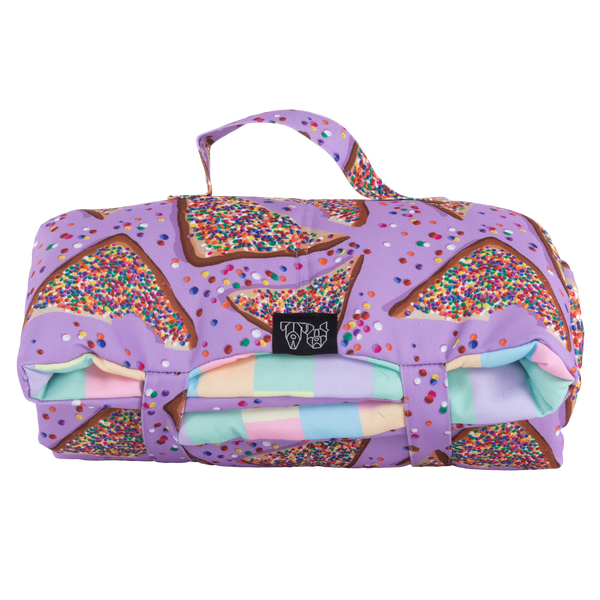 Big and Little Dogs-ON-THE-GO PET MAT: Purple Fairy Bread/Gelato