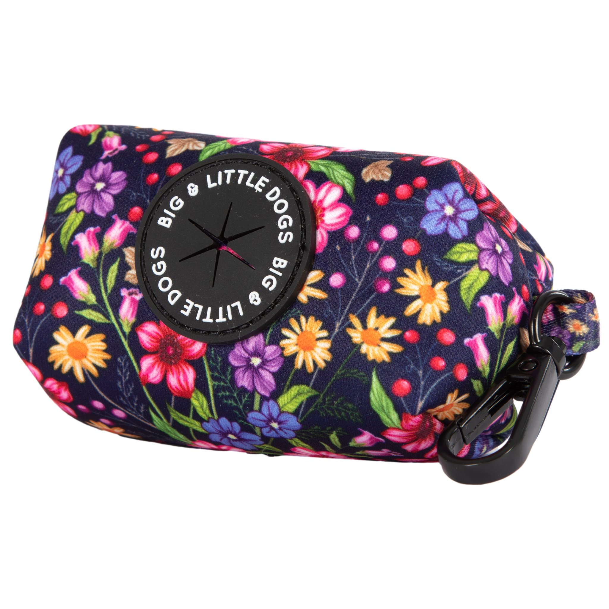 Big and Little Dogs- DOG POOP BAG HOLDER: Petal Paradise