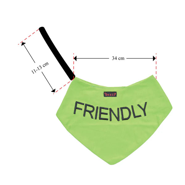 Friendly Dog Collars- FRIENDLY- Bandana