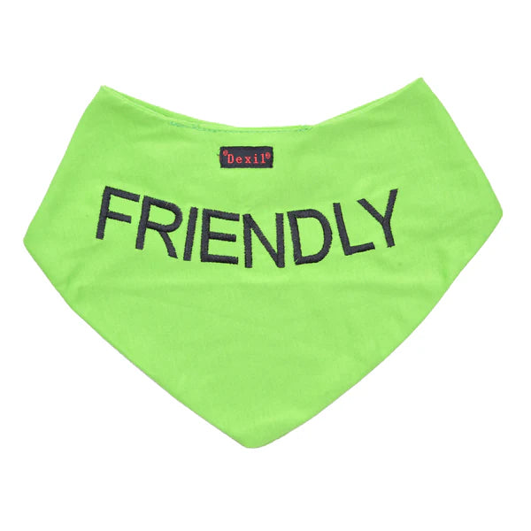 Friendly Dog Collars- FRIENDLY- Bandana