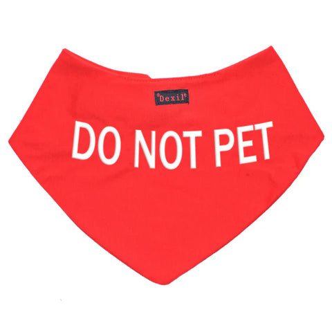 Friendly Dog Collars- DO NOT PET- Bandana