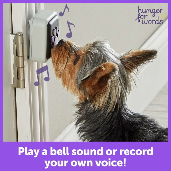 Hunger For Words Talking Pet Doorbell- Perfect When There's No Doggy Door!