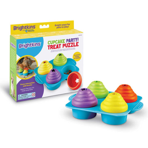 Brightkins Cupcake Party! Dog Treat And Food Interactive Puzzle