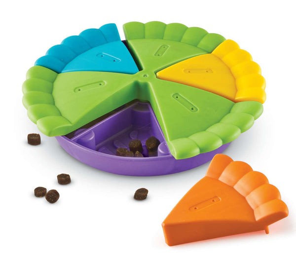 Brightkins Slice Of Pie Interactive Treat And Food Puzzle Toy