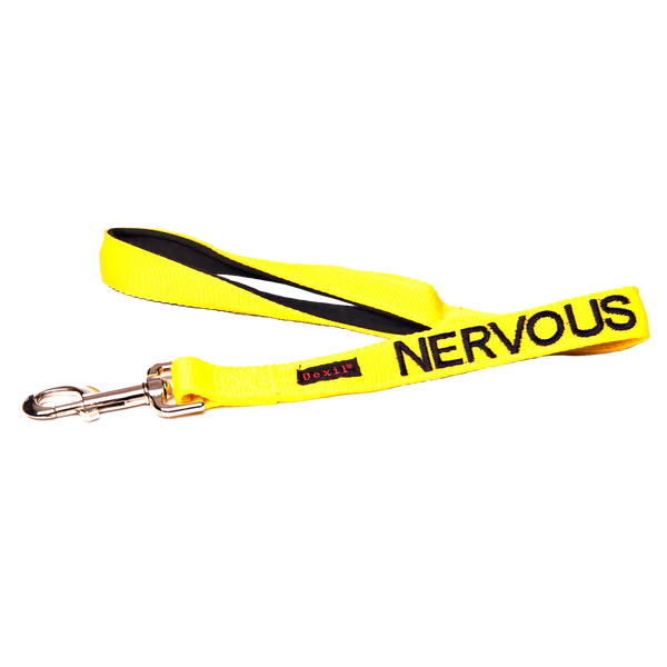 Friendly Dog Collars- NERVOUS- Short Lead- 60cm