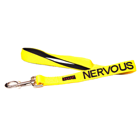 Friendly Dog Collars- NERVOUS- Short Lead- 60cm