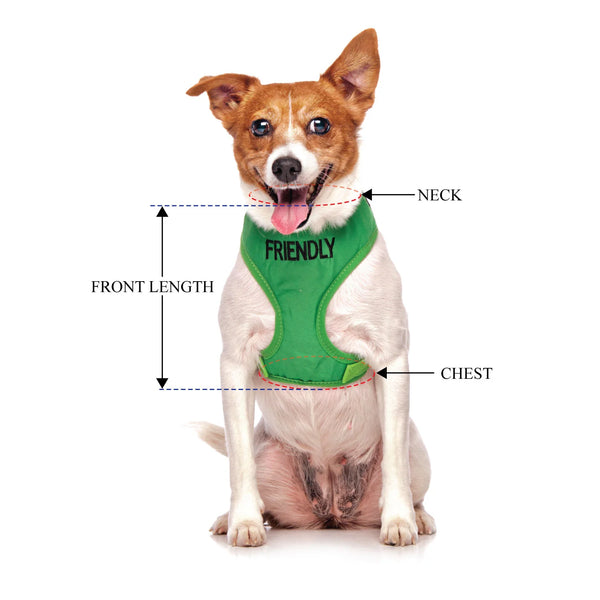 Friendly Dog Collars- FRIENDLY- Adjustable Vest Harness