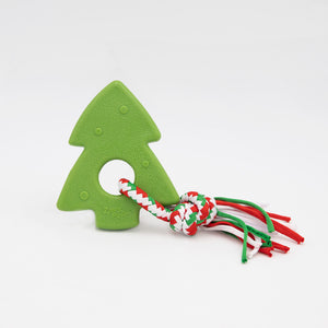 Zippy Paws Holiday ZippyTuff Teether Dog Toy for Puppies - Christmas Tree