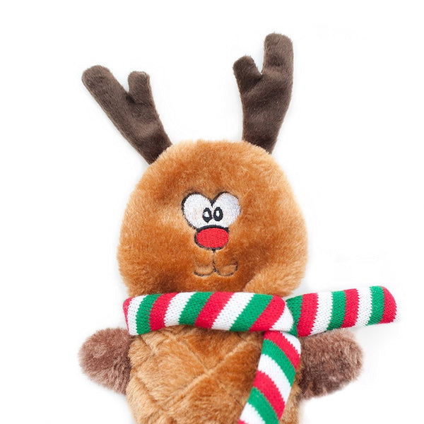 Zippy Paws Holiday Jigglerz- Reindeer