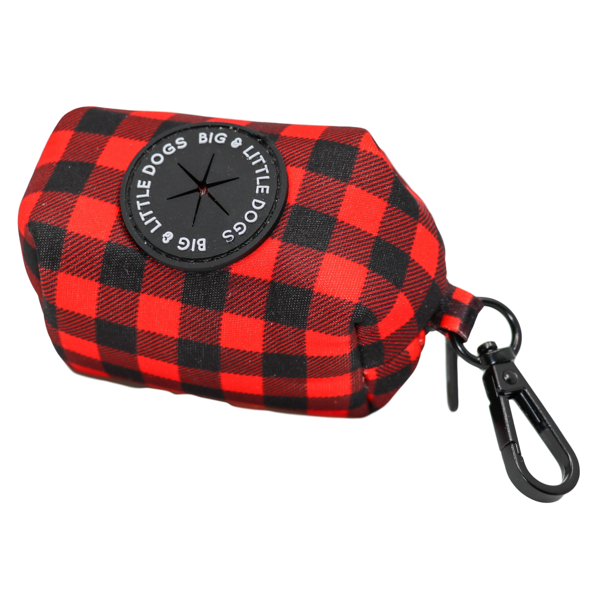 Big and Little Dogs-DOG POOP BAG HOLDER: Plaid to the Bone