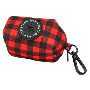 Big and Little Dogs-DOG POOP BAG HOLDER: Plaid to the Bone