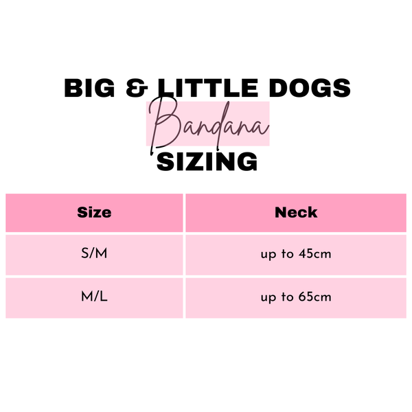 Big and Little Dogs-DOG BANDANA: Purple Fairy Bread