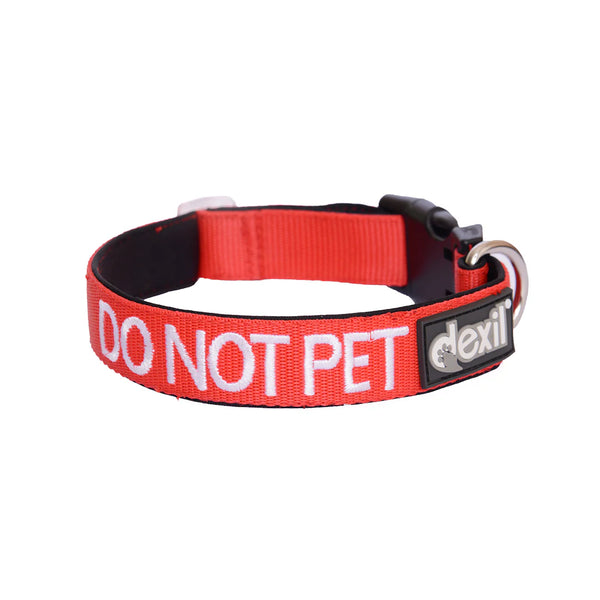 Friendly Dog Collars- DO NOT PET- Clip Collar S/M