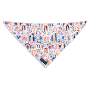 Big and Little Dogs-DOG BANDANA: Chasing Rainbows