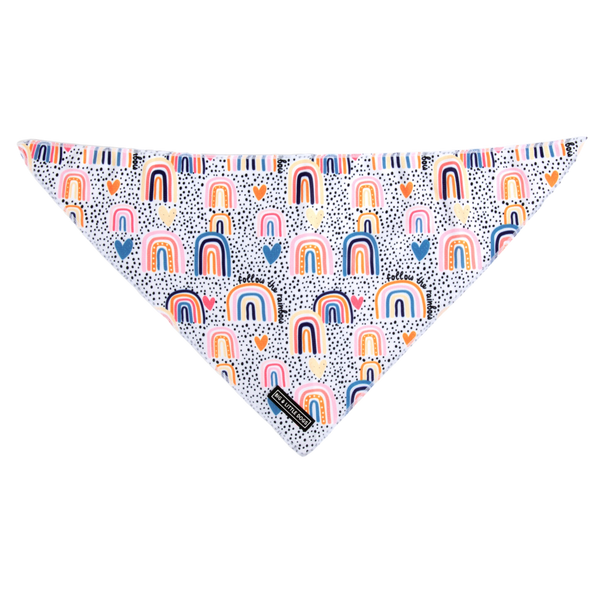 Big and Little Dogs-DOG BANDANA: Chasing Rainbows