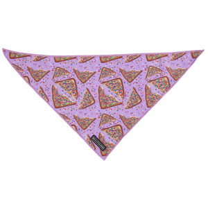 Big and Little Dogs-DOG BANDANA: Purple Fairy Bread