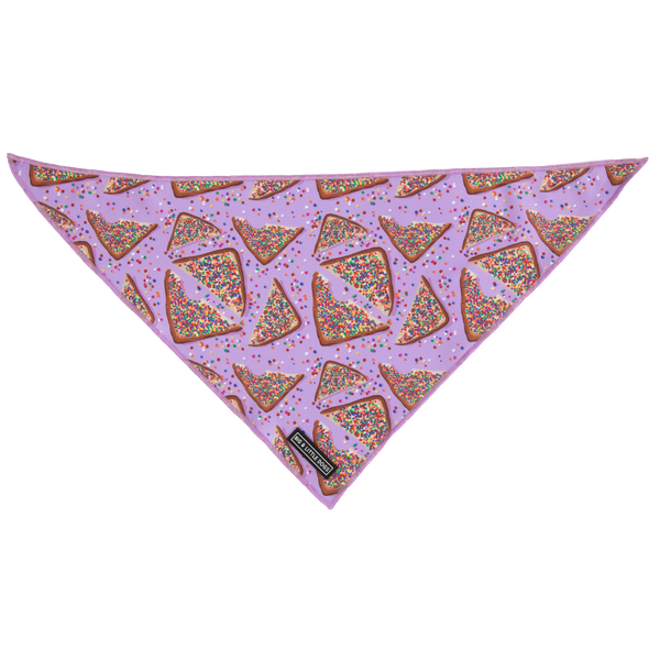 Big and Little Dogs-DOG BANDANA: Purple Fairy Bread