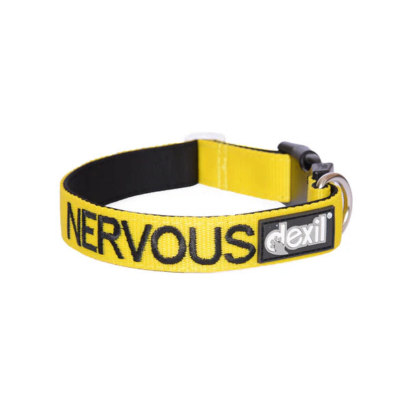 Friendly Dog Collars-NERVOUS- Clip Collar S/M