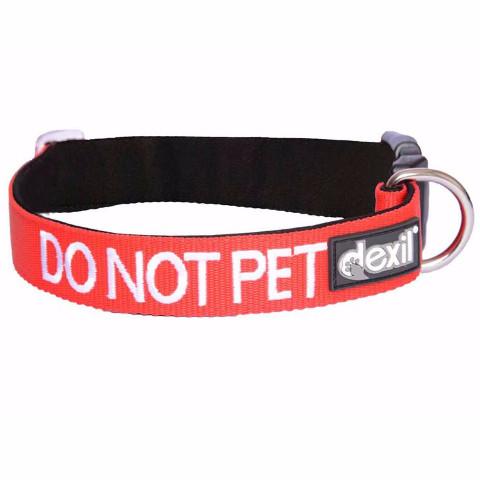 Friendly Dog Collars- DO NOT PET- Clip Collar L/XL