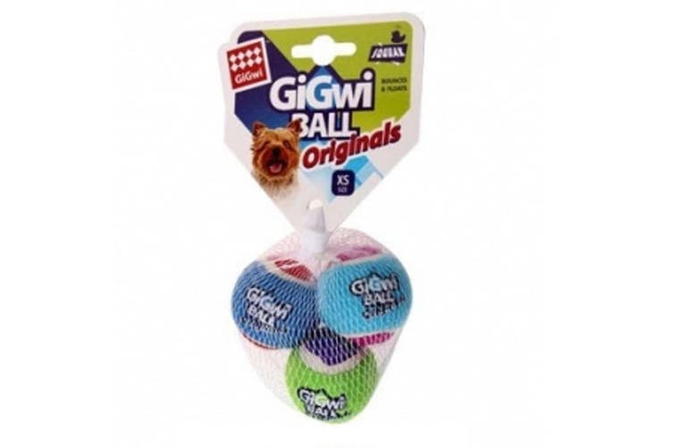 GiGwi Ball Originals x-small 3pk Dog Toy