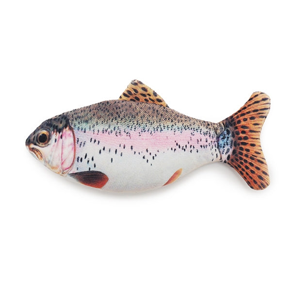 Rosewoods Jolly Moggy Catnip trout is perfect for Kicking and pouncing﻿ and is stuffed with Catnip.