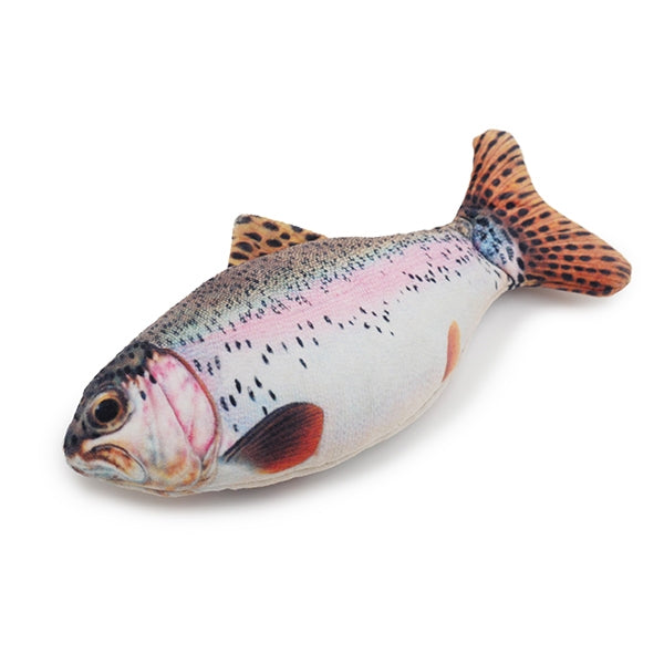 Rosewoods Jolly Moggy Catnip trout is perfect for Kicking and pouncing﻿ and is stuffed with Catnip.