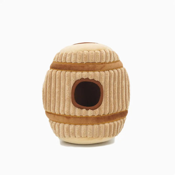 HugSmart Puzzle Hunter Dog Toy- Autumn Tailz Wine Barrel