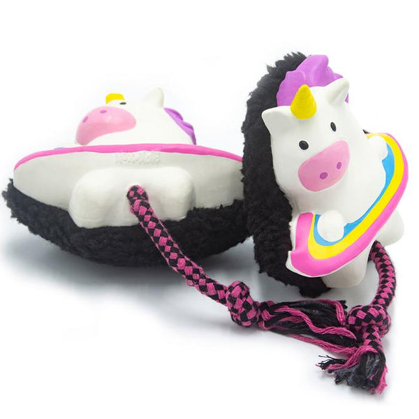Max and Molly Squeeky Dog Toy snuggles. Dog toys for all dogs.